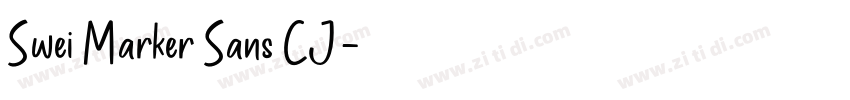 Swei Marker Sans CJ字体转换